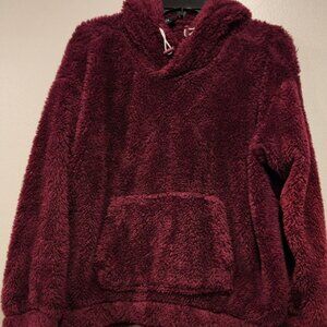 Athletic Works Purple Plush Hoodie Size XSmall 4-6